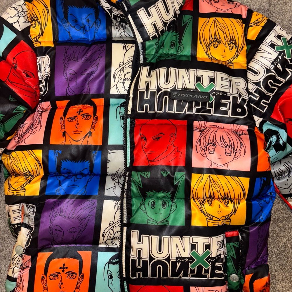 Hunter x Hunter Graphic Anime Puffer Jacket - HYPLAND